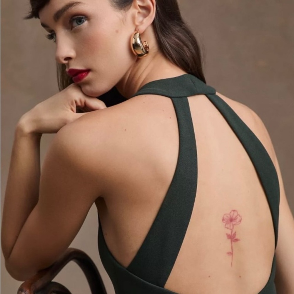 Wedding Party BHLDN Anthropology Halter Dress - Picture 5 of 5